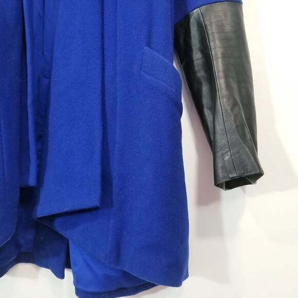 Mason Virgin Wool Blend Lambskin Open Cardigan Blazer - Picture 7 of 14